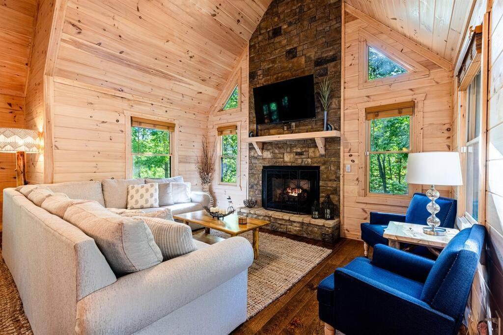 Luxe Family Cabin 8 Min To Downtown Blue Ridge Zewnętrze zdjęcie